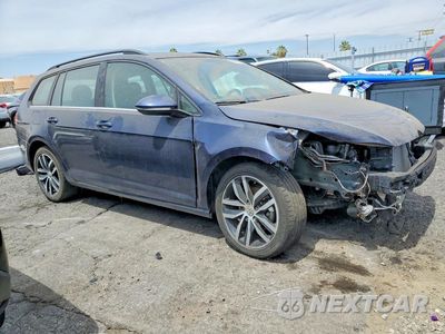 Czwarte zdjęcie samochodu z boku: 2016 VOLKSWAGEN GOLF SPORTWAGEN S VIN:3VWC17AU8GM519645 - miniatura