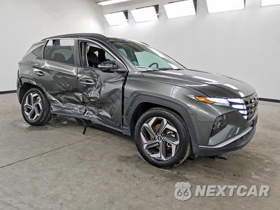 Czwarte zdjęcie samochodu z boku: 2022 HYUNDAI TUCSON SEL VIN:5NMJCCAE0NH157557 - miniatura
