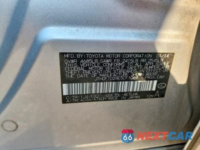 Zdjęcie 13 z 13 samochodu: 2014 LEXUS IS 250 VIN:JTHCF1D24E5011069 - miniatura