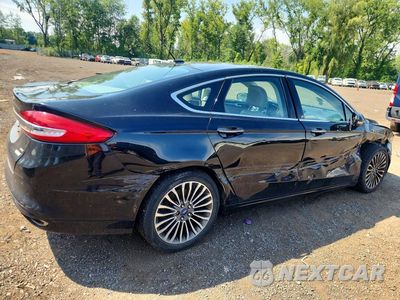 Trzecie zdjęcie samochodu z tyłu: 2017 FORD FUSION SE VIN:3FA6P0T93HR183699 - miniatura