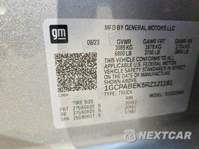 Zdjęcie 13 z 13 samochodu: 2024 CHEVROLET SILVERADO C1500 CUSTOM VIN:1GCPABEK5RZ121181 - miniatura