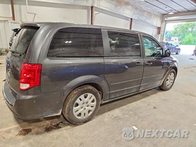 Trzecie zdjęcie samochodu z tyłu: 2016 DODGE GRAND CARAVAN SE VIN:2C4RDGBG5GR348066 - miniatura