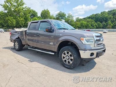 Czwarte zdjęcie samochodu z boku: 2014 FORD F150 SUPERCREW VIN:1FTFW1ET4EFC65722 - miniatura