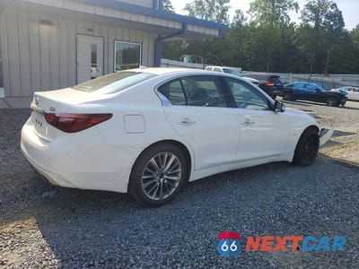 Trzecie zdjęcie samochodu z tyłu: 2020 INFINITI Q50 3.0T LUXE VIN:JN1EV7AR5LM250041 - miniatura