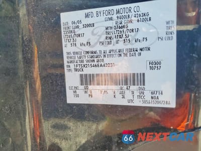 Zdjęcie 12 z 12 samochodu: 2006 FORD F250 SUPER DUTY VIN:1FTSX21546EA43231 - miniatura