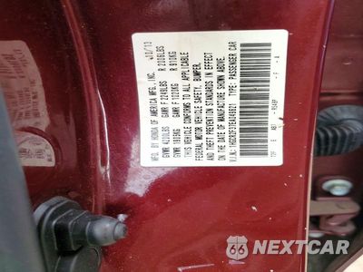 Zdjęcie 12 z 12 samochodu: 2014 HONDA ACCORD LX VIN:1HGCR2F37EA049621 - miniatura