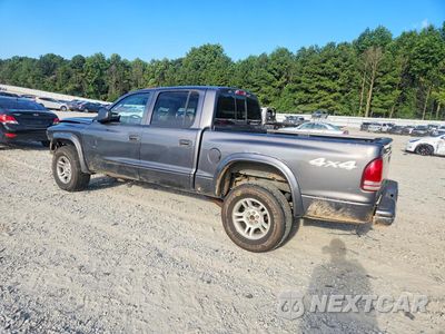 Drugie zdjęcie samochodu z przodu: 2004 DODGE DAKOTA QUAD SLT VIN:1B4HS58N92F123318 - miniatura