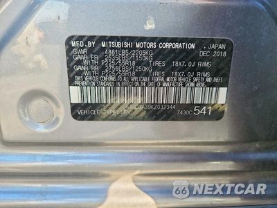 Zdjęcie 13 z 13 samochodu: 2019 MITSUBISHI OUTLANDER SE VIN:JA4AD3A39KZ032344 - miniatura