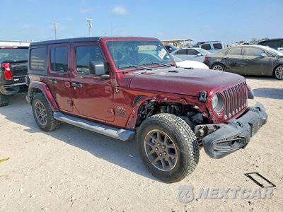 Czwarte zdjęcie samochodu z boku: 2021 JEEP WRANGLER UNLIMITED SPORT VIN:1C4HJXDG5MW743806 - miniatura