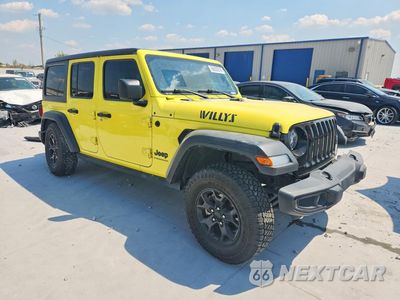 Czwarte zdjęcie samochodu z boku: 2023 JEEP WRANGLER SPORT VIN:1C4HJXDN9PW520347 - miniatura