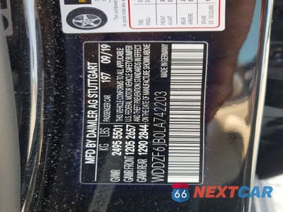 Zdjęcie 13 z 13 samochodu: 2020 MERCEDES-BENZ E 450 4MATIC VIN:WDDZF6JB0LA742203 - miniatura