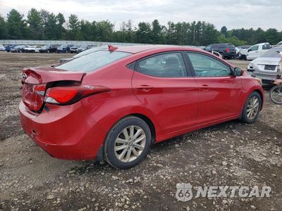 Trzecie zdjęcie samochodu z tyłu: 2014 HYUNDAI ELANTRA SE VIN:KMHDH4AE0EU174366 - miniatura