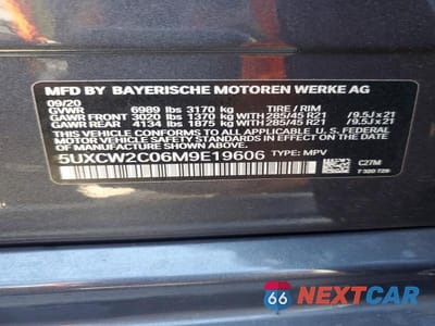 Zdjęcie 13 z 13 samochodu: 2021 BMW X7 XDRIVE40I VIN:5UXCW2C06M9E19606 - miniatura