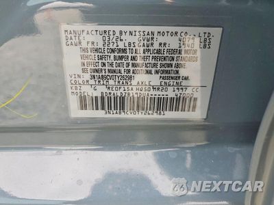 Zdjęcie 12 z 12 samochodu: 2026 NISSAN SENTRA SV VIN:3N1AB9CV0TY262981 - miniatura