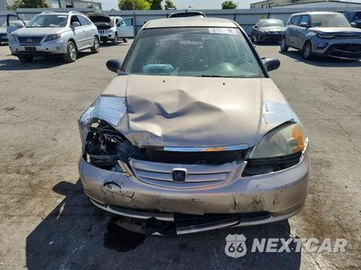 Piąte zdjęcie samochodu w środku: 2001 HONDA CIVIC LX VIN:1HGES16561L023308 - miniatura