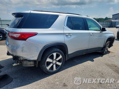 Trzecie zdjęcie samochodu z tyłu: 2019 CHEVROLET TRAVERSE LT VIN:1GNERHKW8KJ277561 - miniatura