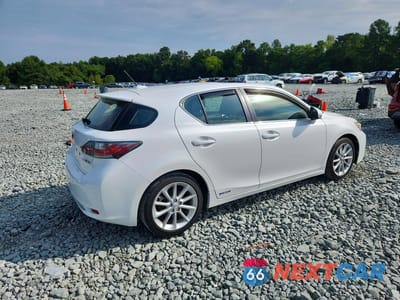 Trzecie zdjęcie samochodu z tyłu: 2012 LEXUS CT 200 VIN:JTHKD5BH6C2065116 - miniatura