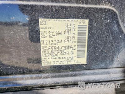 Zdjęcie 14 z 14 samochodu: 2016 NISSAN MURANO SL VIN:5N1AZ2MG4GN161487 - miniatura