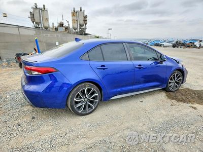 Trzecie zdjęcie samochodu z tyłu: 2021 TOYOTA COROLLA XSE VIN:JTDT4MCE5MJ067791 - miniatura