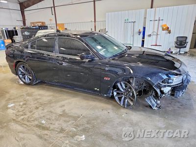 Czwarte zdjęcie samochodu z boku: 2019 DODGE CHARGER SCAT PACK VIN:2C3CDXGJ8KH646396 - miniatura