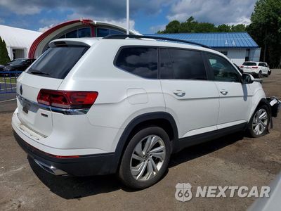 Trzecie zdjęcie samochodu z tyłu: 2021 VOLKSWAGEN ATLAS SE VIN:1V2KP2CA9MC604315 - miniatura