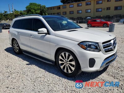 Czwarte zdjęcie samochodu z boku: 2018 MERCEDES-BENZ GLS 450 4MATIC VIN:4JGDF6EE1JB072561 - miniatura