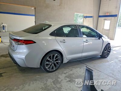 Trzecie zdjęcie samochodu z tyłu: 2020 TOYOTA COROLLA SE VIN:5YFS4RCE4LP024627 - miniatura