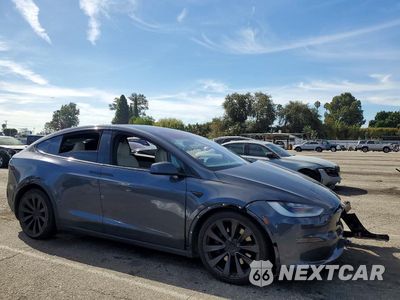 Czwarte zdjęcie samochodu z boku: 2022 TESLA MODEL X VIN:7SAXCAE59NF343899 - miniatura