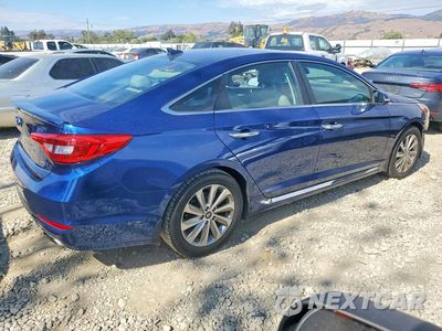 Trzecie zdjęcie samochodu z tyłu: 2016 HYUNDAI SONATA SPORT VIN:5NPE34AF7GH388753 - miniatura