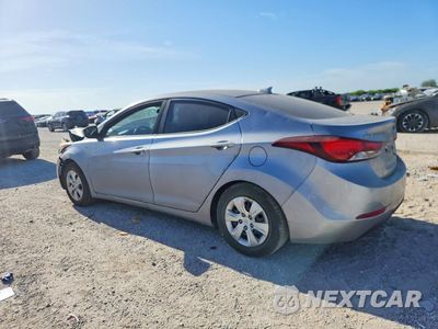 Drugie zdjęcie samochodu z przodu: 2016 HYUNDAI ELANTRA SE VIN:5NPDH4AE2GH748869 - miniatura