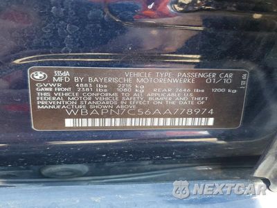 Zdjęcie 12 z 12 samochodu: 2010 BMW 335 D VIN:WBAPN7C56AA778974 - miniatura