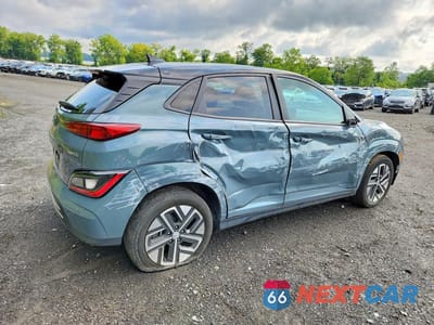 Trzecie zdjęcie samochodu z tyłu: 2022 HYUNDAI KONA SEL VIN:KM8K23AG4NU148681 - miniatura