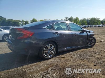 Trzecie zdjęcie samochodu z tyłu: 2017 HONDA CIVIC LX VIN:2HGFC2F58HH577397 - miniatura