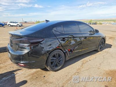 Trzecie zdjęcie samochodu z tyłu: 2020 HYUNDAI ELANTRA SEL VIN:5NPD84LF7LH549140 - miniatura
