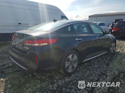 Trzecie zdjęcie samochodu z tyłu: 2017 KIA OPTIMA HYBRID EX VIN:KNAGU4LE6H5012988 - miniatura