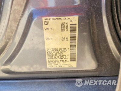 Zdjęcie 12 z 12 samochodu: 2017 NISSAN ALTIMA 2.5 S VIN:1N4AL3AP6HC496463 - miniatura