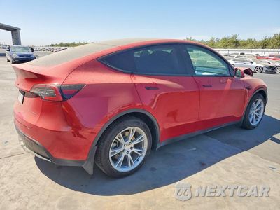 Trzecie zdjęcie samochodu z tyłu: 2021 TESLA MODEL Y VIN:5YJYGDEE5MF298000 - miniatura