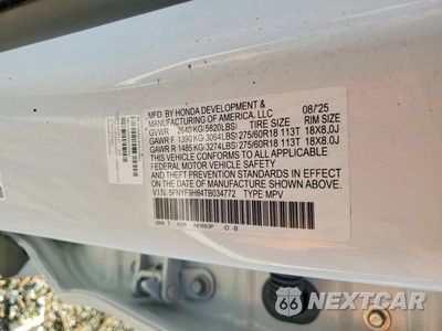 Zdjęcie 13 z 13 samochodu: 2026 HONDA PASSPORT TRAILSPORT ELITE VIN:5FNYF9H84TB034772 - miniatura