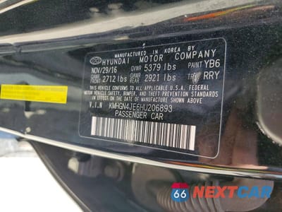 Zdjęcie 12 z 12 samochodu: 2017 GENESIS G80 3.8 VIN:KMHGN4JE6HU206893 - miniatura