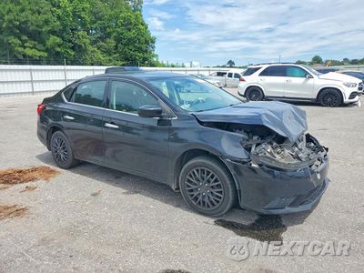 Czwarte zdjęcie samochodu z boku: 2019 NISSAN SENTRA S VIN:3N1AB7AP5KY324401 - miniatura