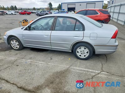 Drugie zdjęcie samochodu z przodu: 2003 HONDA CIVIC LX VIN:2HGES16563H567906 - miniatura