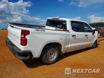 Trzecie zdjęcie samochodu z tyłu: 2022 CHEVROLET SILVERADO LTD K1500 VIN:3GCPYAEK9NG160677 - miniatura