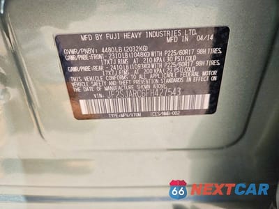 Zdjęcie 13 z 13 samochodu: 2015 SUBARU FORESTER 2.5I LIMITED VIN:JF2SJARC6FH427543 - miniatura