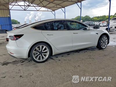 Trzecie zdjęcie samochodu z tyłu: 2018 TESLA MODEL 3 VIN:5YJ3E1EA5JF025145 - miniatura