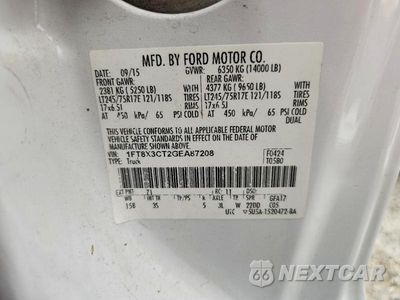 Zdjęcie 12 z 12 samochodu: 2016 FORD F350 SUPER DUTY VIN:1FT8X3CT2GEA87208 - miniatura