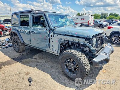 Czwarte zdjęcie samochodu z boku: 2025 JEEP WRANGLER SPORT 4XE VIN:1C4RJXN64SW605875 - miniatura
