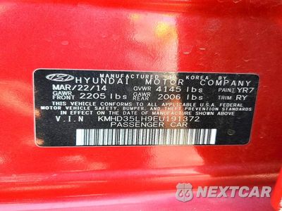 Zdjęcie 12 z 12 samochodu: 2014 HYUNDAI ELANTRA GT BASE VIN:KMHD35LH9EU191372 - miniatura