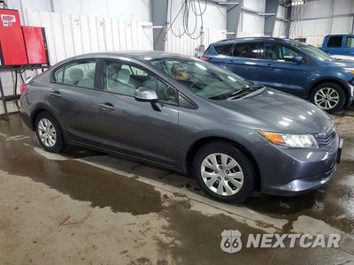 Czwarte zdjęcie samochodu z boku: 2012 HONDA CIVIC LX VIN:19XFB2F52CE037758 - miniatura