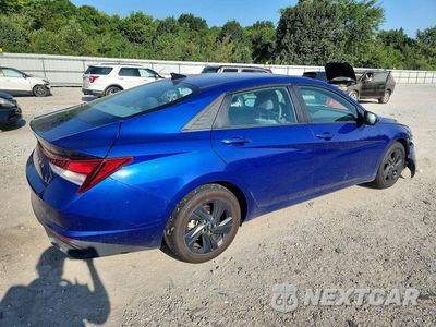 Trzecie zdjęcie samochodu z tyłu: 2021 HYUNDAI ELANTRA SEL VIN:KMHLM4AG6MU192877 - miniatura