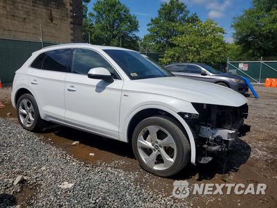 Czwarte zdjęcie samochodu z boku: 2022 AUDI Q5 PREMIUM PLUS 45 VIN:WA1EABFY0N2014580 - miniatura